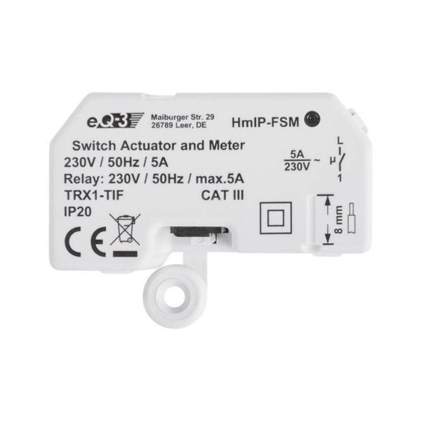Homematic Ip 142721A0 Attuatore Di Commutazione Attuatore Intelligente Domestico-image