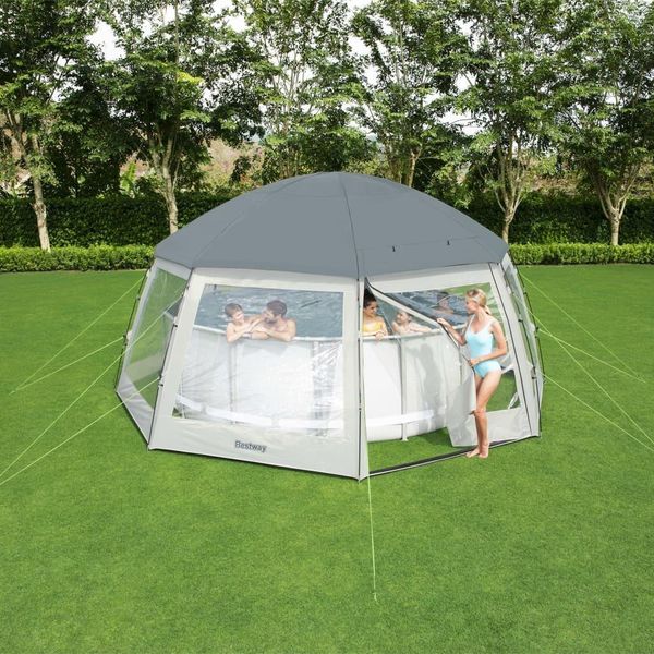 Bestway Copertura Per Piscina Flowclear Cupola Per Piscina Ø Max 488 Cm-image