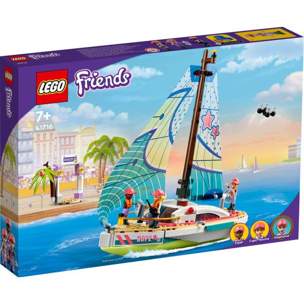 Lego 41716 Friends L'avventura A Vela Di Stephanie Barca A Vela Giocattolo Con 3 Mini-Doll, Regalo Per Bambini Di Età Superiore Ai 7 Anni-image