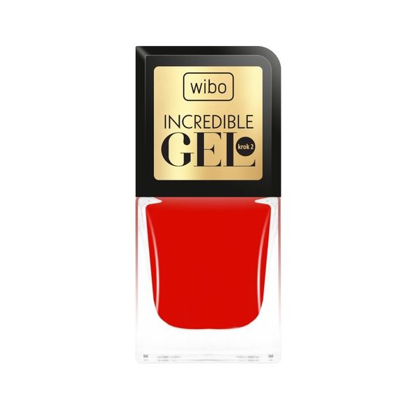 Wibo Smalto Per Unghie In Gel - Rosso Scuro Lucido, 8,5 Ml-image