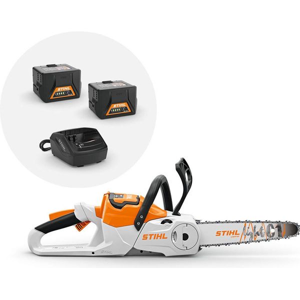 Batteria Sferica Stihl Msa 70 C-B, Con 2X Batteria Ak 30 E Caricabatterie Al 101, Batteria Motosega, Motosega,-image
