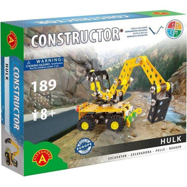 Alexander Toys Constructor - Hulk (Escavatore) - 189 Pezzi-image