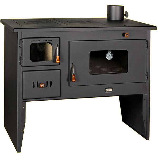 Stufa A Legna Prity 2P50 Con Grande Forno E Piastre, 16 Kw-image