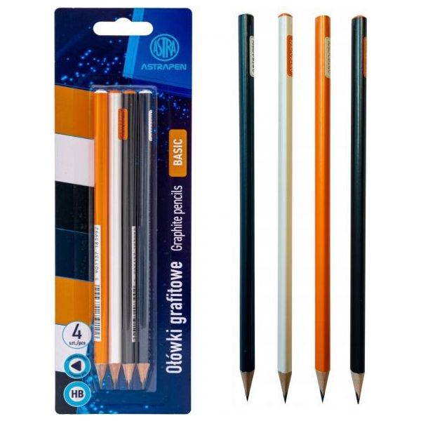 Matite Di Grafite Triangolari Astrapen Classic 4 Hb.-image