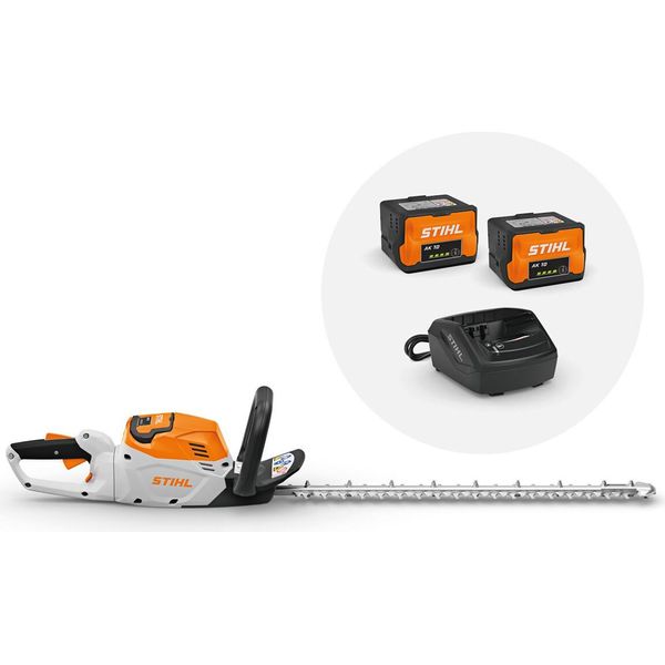 Taglio Posteriore Akku Stihl Hsa 60 - AK-SYSTEM Con 2 Batterie AK10 E Caricabatterie-image
