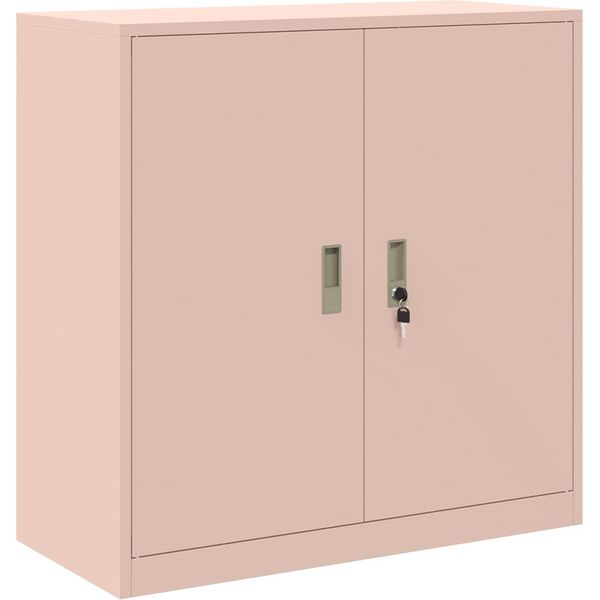 Syfax™ Armadio Rosa 90 X 40 X 90 Cm Acciaio-image
