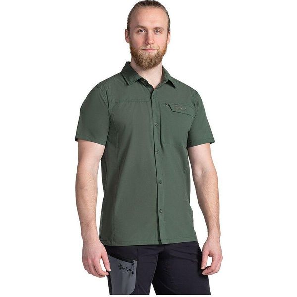 Camicia Kilpi Bombay A Maniche Corte Verde M Uomo Verde M-image