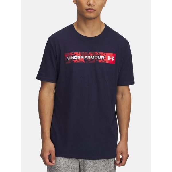 Under Armour Ua Camo Chest Stripe Ss Midnight Navy Midnight Navy M-image