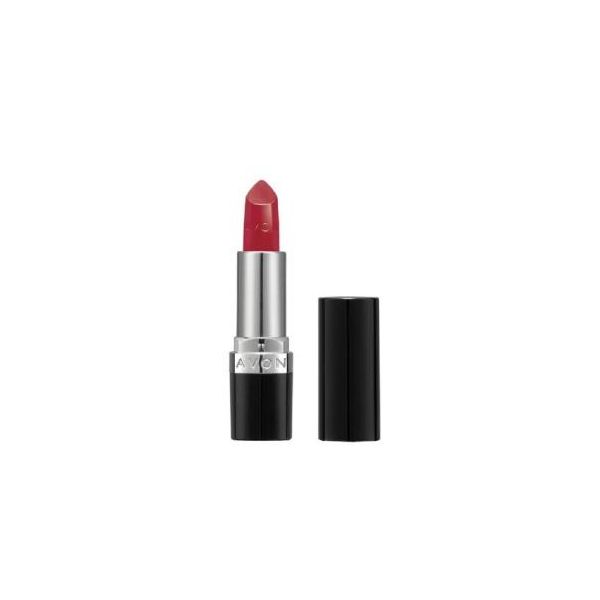 Avon Ultra Satin Lipstick Red 2000 Con Vitamina E, Olio Di Avocado E Olio Di Sesamo Per Un Colore Ricco E Cremoso Con Finitura Satinata 3,6 G-image