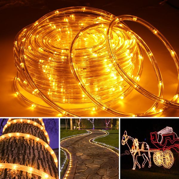 Bettizia Led Luce Di Corda Set Completo Di Accessori Luci Di Fata Illuminazione Giallo 20 Metri Led Per Interni/Esterni Illuminazione Natalizia Decorazione Luce Di Corda-image