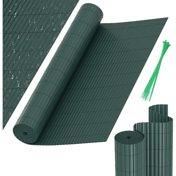 Hengda Pvc Privacy Schermo Mat Privacy Recinzione Balcone Frangivento Privacy Schermo Per Recinzione Verde 180X300Cm-image