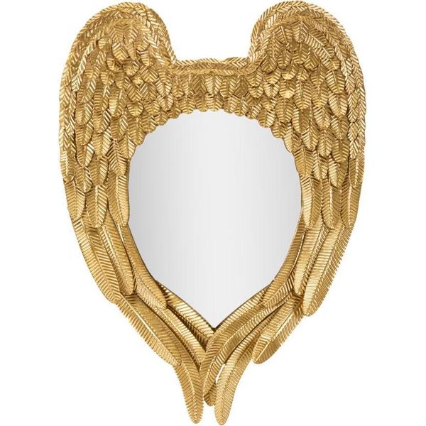 Furnlux Specchio Da Parete Ala Oro 99Cm / Colore Principale: Oro / Dimensioni: 99 X 72 X 3 Cm-image