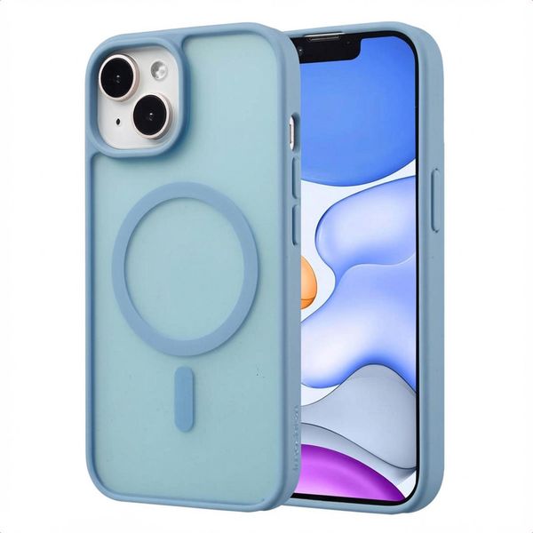 Custodia Per Iphone 15 - Plastica - Custodia Rigida/Cover Imoshion - Azzurro-image