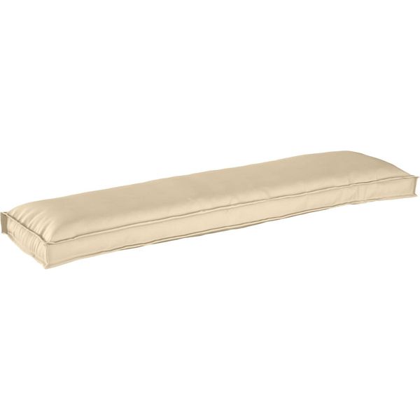 Vidaxl Set Di Cuscini Pallet 2 Pezzi Beige 150 X 40 X 8 Cm Tessuto Oxford-image