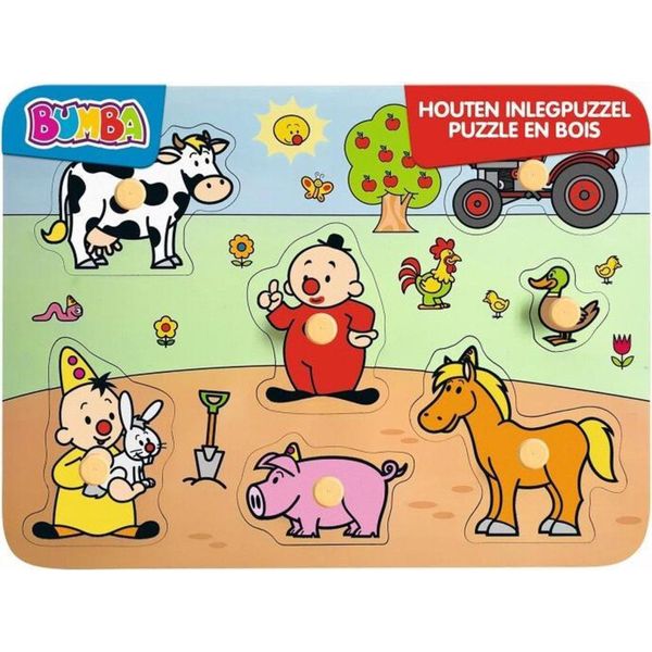 Studio 100 Bumba Puzzle In Legno Della Fattoria, 7 Pezzi-image