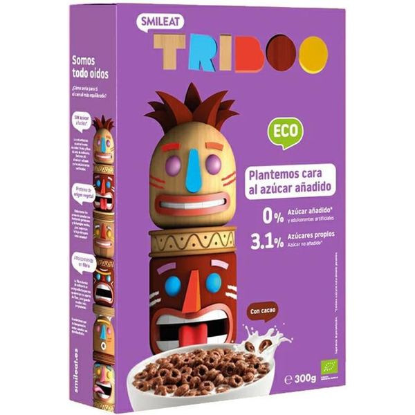 Smileat Anelli Di Cacao Al Muesli Biologico Senza Zuccheri Aggiunti 300 G-image