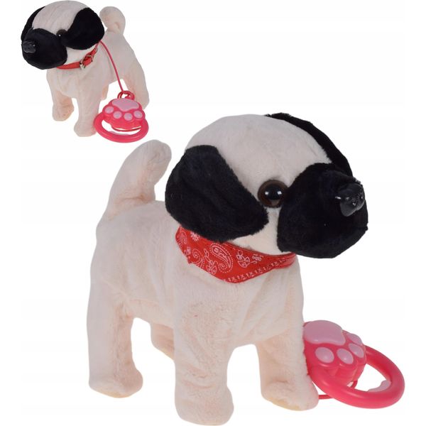 Lolex | Cane Interattivo - 500 G - Giocattolo Per Bambini - Cane Con Guinzaglio - 21 X 20 X 8 Cm-image