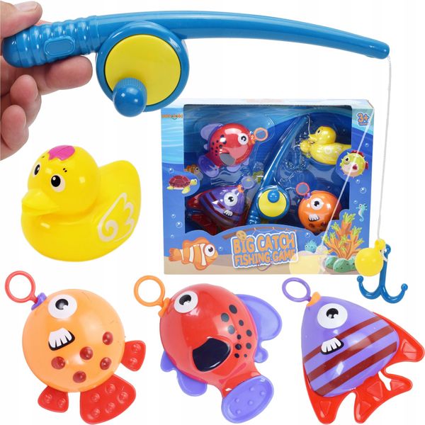Lolex | Gioco Di Pesca Per Bambini - Colorato - 36 Cm - Gioco Di Pesca - Giocattolo Per Bambini-image