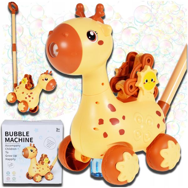 Lolex | Auto A Spinta - Automatica - 100 Ml - Macchina Per Bolle Di Sapone - Giocattoli Per Bambini-image