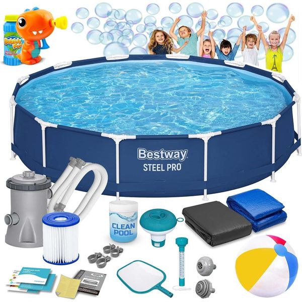 Piscina Da Giardino Con Struttura 366 X 76 Cm 16 In 1 Bestway 56681-image