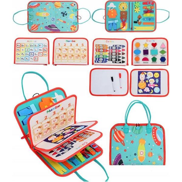 Lolex | Libro Di Feltro Creativo - 28 X 21,5 Cm - Da 3 Anni - Giocattolo Educativo - Giocattolo Montessori-image