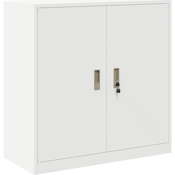 Syfax™ Armadio Bianco 90 X 40 X 90 Cm Acciaio-image