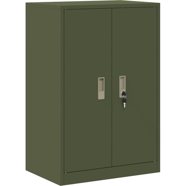Syfax™ Armadio Verde Oliva 60 X 40 X 90 Cm Acciaio-image