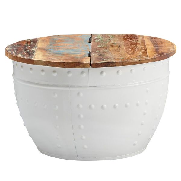 Wohnling WL6.328 Couchtisch Weiß 60 Cm X 60 Cm X 36 Cm-image