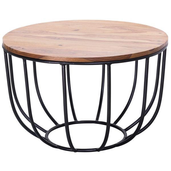 Wohnling WL5.677 Couchtisch Sheesham 60 Cm X 60 Cm X 39 Cm-image