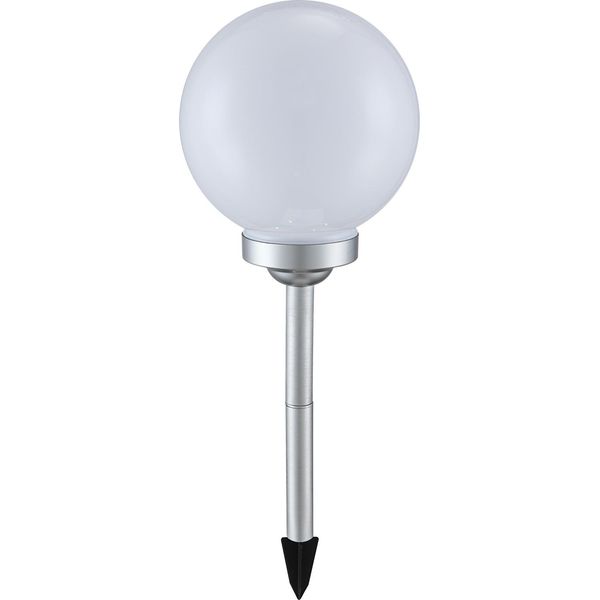 Globo Lighting Luce Solare In Plastica Argento Metallizzato, 4X Led-image