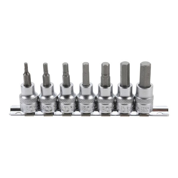 Bgs Bit-Einsatz-Satz Antrieb Innenvierkant 10 Mm Innensechskant 3 - 10 Mm 7-Tlg. ; Bgs Technic (5107)-image