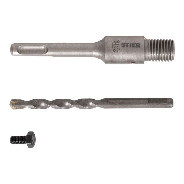 Stier Aufnahmeschaft Sds-Plus M16 110 Mm Inkl. Zentrierbohrer FüR Hohlbohrkronen (906250)-image