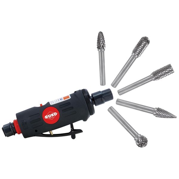 Ruko Pneumatic Sander 1/4 (6.3 Mm) 6.2 Bar Incl. Accessories, Incl. Case-image