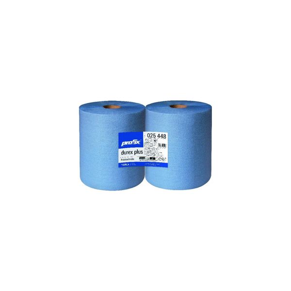 Putztuch Profix Durex Plus L380Xb360Ca.Mm Blau 3-Lagig,Perforiert 500 Tü./Rl. ; Temca (025448-01)-image