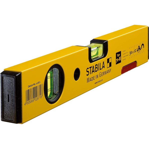 Livella A Bolla Stabila Tipo 70 M 2871 In Alluminio Con Magnete 30 Cm-image