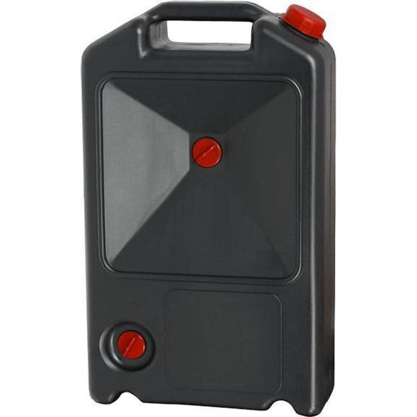 Mnc - Vaschetta Di Raccolta Olio / Vaschetta Di Raccolta Olio Nero/Rosso - 8L - 300 X 125 X 500 Mm-image