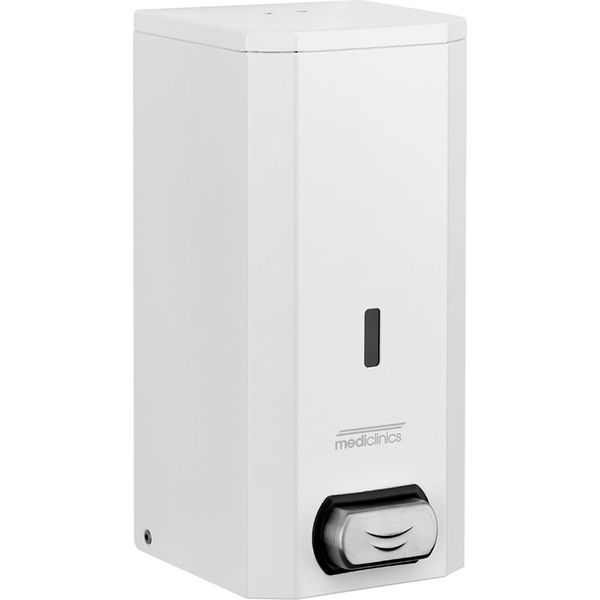 Distributore Di Sapone In Schiuma Mediclinics - 1500 Ml - Acciaio Inox Verniciato A Polvere Bianco-image