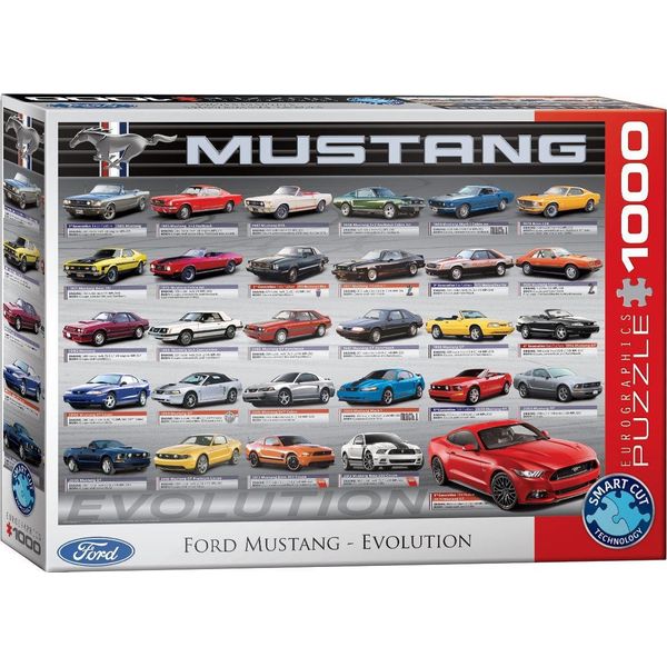 Eurographics Puzzle Evoluzione Della Ford Mustang 1000 Pezzi-image