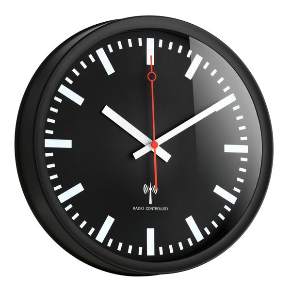 Tfa - Orologio Da Parete Analogico Radiocomandato 60.3513 - Nero-image