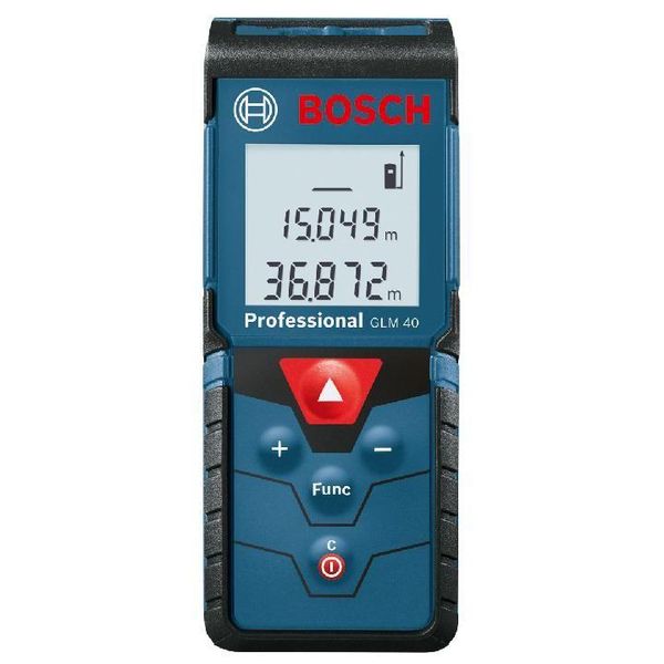 Bosch Professional Glm 40, 40 M, Precisione ± 1,5 Mm, Diodo Laser 635 Nm, Ip 54-image