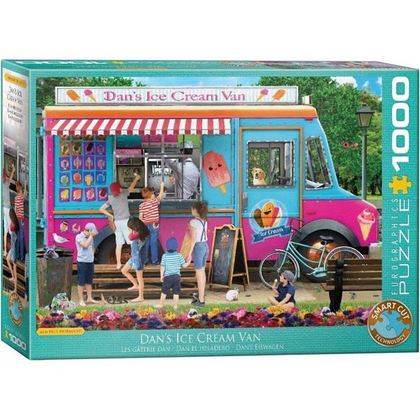 Eurographics Puzzle Il Camioncino Dei Gelati Di Dan 1000 Pezzi-image