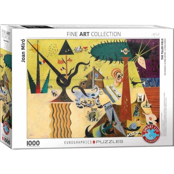 Eurographics Puzzle Das Ackerfeld Von Joan Miró, 1000 Teile, 68 X 48 Cm, 6000-0858-image