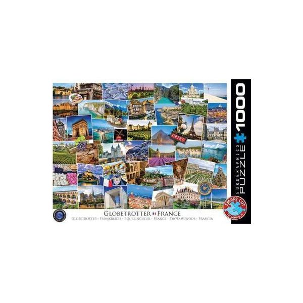 Eurographics Puzzle Del Viaggiatore Del Mondo - Francia 1000 Pezzi-image