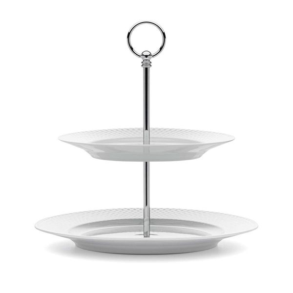 Lyngby PorcelæN - Scaffale Rhombe, Bianco-image