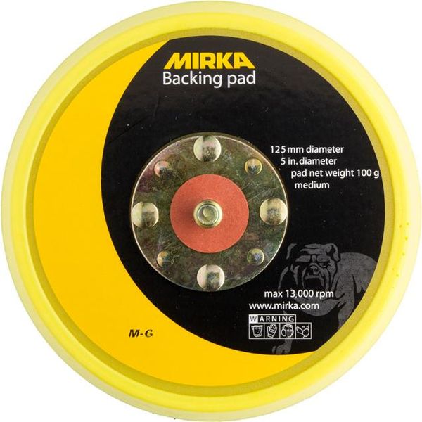 Mirka Mirka Klett Disco Medio Ø 125 Mm Non Perforato Filettatura 5/16" Velcro (1 Pz)"-image
