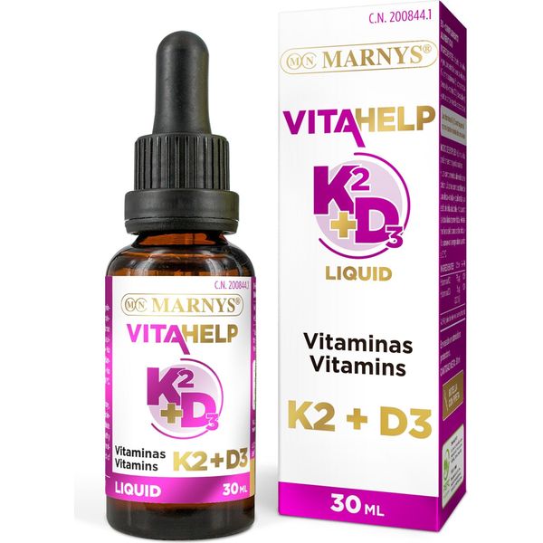 Marnys® Vitamina Liquida K2 E D3 Per La Salute Delle Ossa E La Circolazione Sanguigna 30 Ml-image