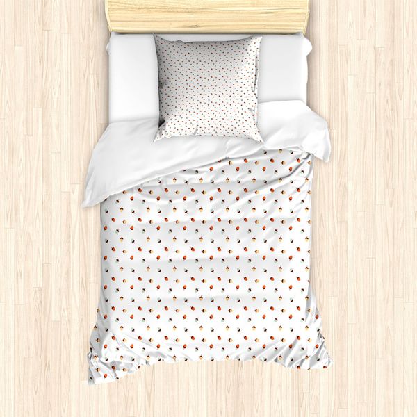 Abakuhaus Set Copripiumino Per Letto Singolo, Motivo Astratto Autunnale, Antiacaro, Adatto A Chi Soffre Di Allergie, Con Federa, 135 Cm X 200 Cm - 80 X 80 Cm, Multicolore-image