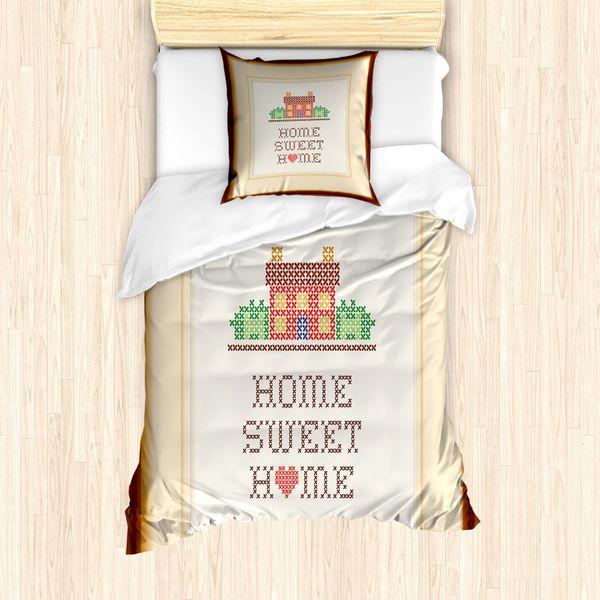 Abakuhaus Set Copripiumino Per Letto Singolo, Handwerk Haus, Antiacaro, Adatto A Chi Soffre Di Allergie, Con Federa, 135 Cm X 200 Cm - 80 X 80 Cm, Multicolore-image