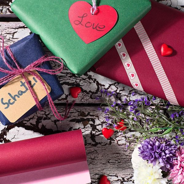 Carta Da Regalo Oro, 0,70 X 10 M, Carta Kraft - Compleanno E Natale-image
