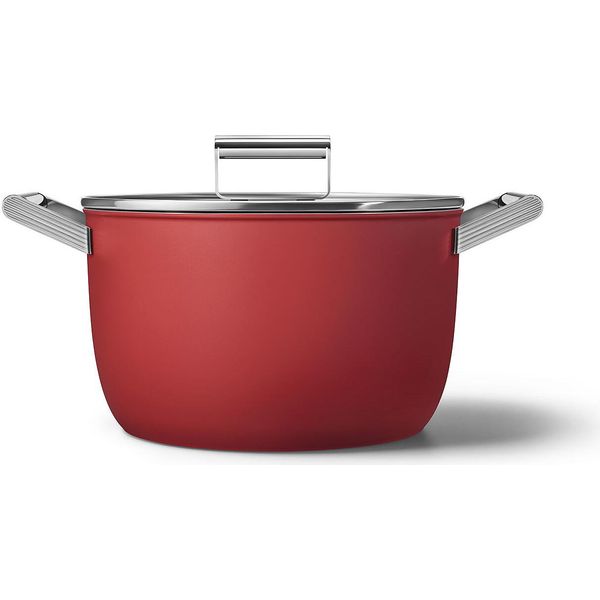Smeg CKFC2611RDM - 7,7 L - Nero - Rosso - Alluminio - Acciaio Inox - Acciaio Inox - Vetro - Acciaio Inox-image